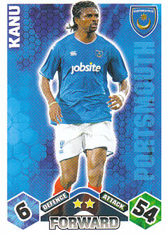 Nwankwo Kanu Portsmouth 2009/10 Topps Match Attax #251